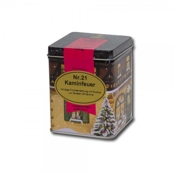 Eilles Kaminfeuer Früchte-Tee in der Weihnachtsdose