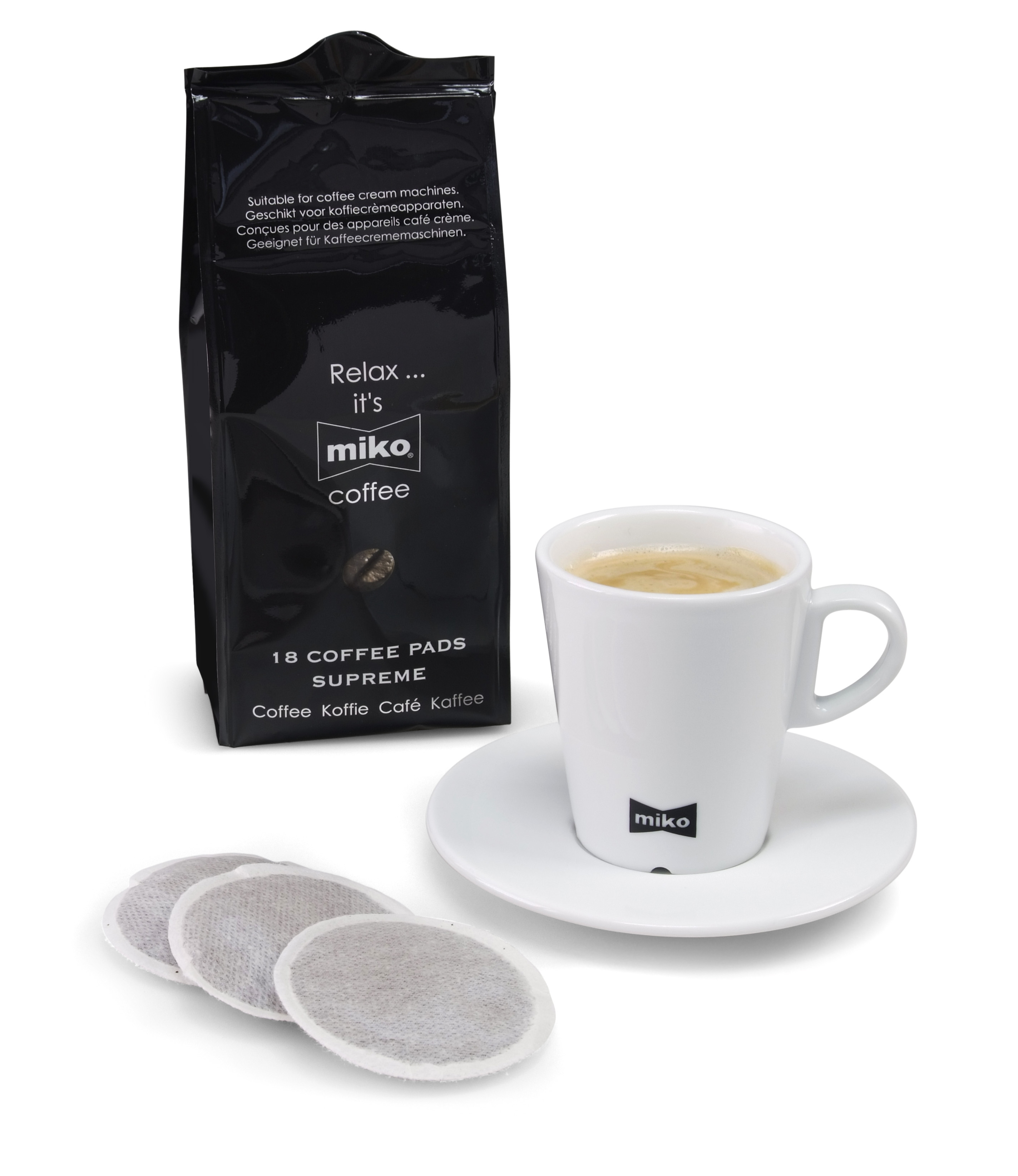 Miko Supreme Pads 12 x 18 Pads EspressoPads Espresso Kaffee