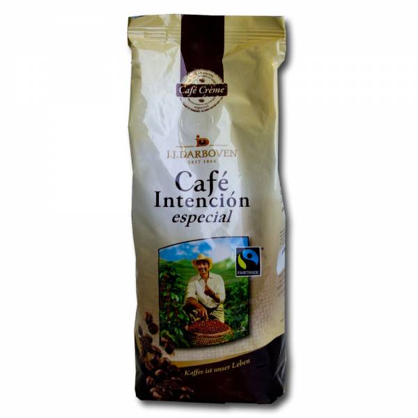 Darboven Cafe Intencion especial Fairtrade Kaffee 500g ganze Bohnen