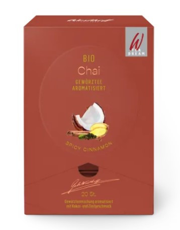 Westhoff "Tea-Dream" Bio - Chai-Tee - Teerange im Pyramidenbeutel