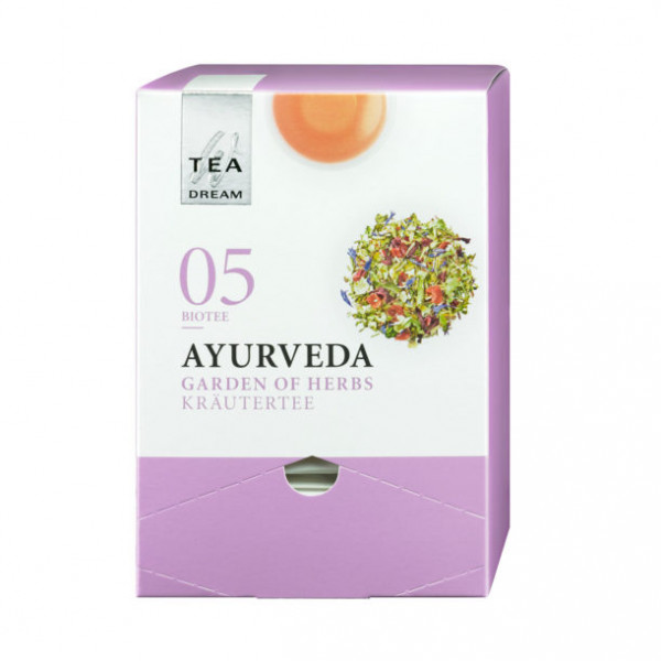 Westhoff "Tea-Dream" Bio - Ayurveda Kräutertee - Tee Range im Pyramidenbeutel