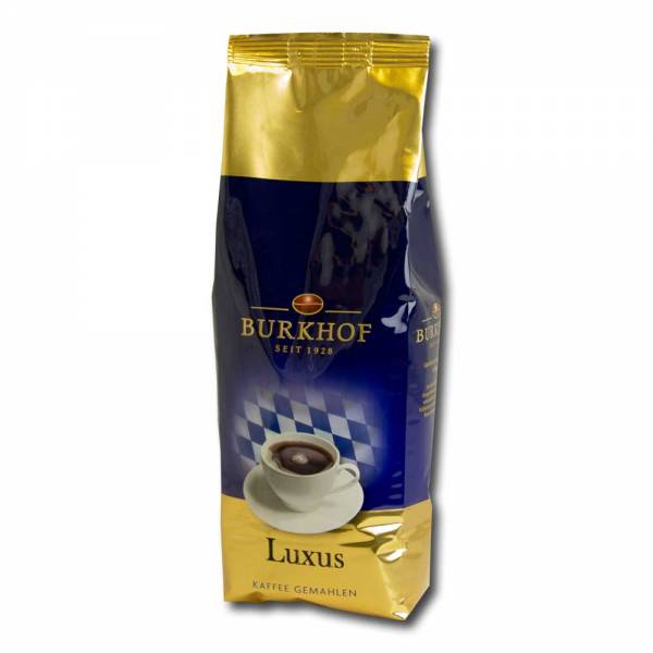 Burkhof Kaffee Luxus, 500g, gemahlen